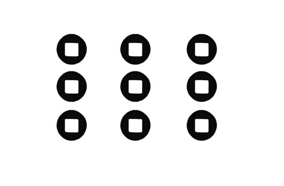 Anillo de cierre que corta con tintas de alta temperatura y resistente a la corrosión.